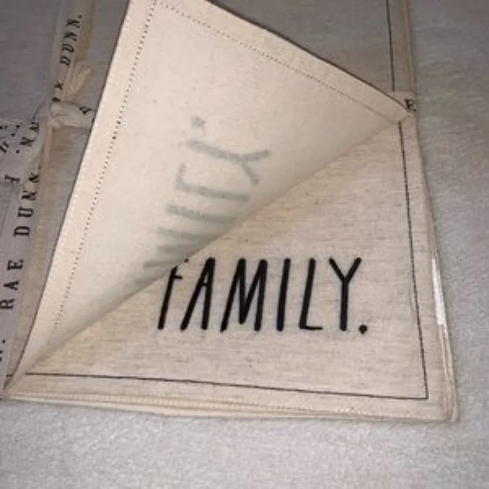 Rae Dunn Embroidered Placemats and Napkins